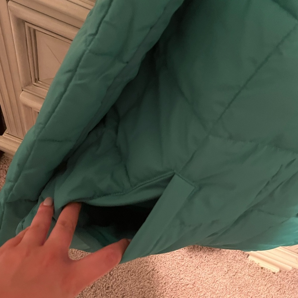 Gilly Hicks Green 1/4 Zip Pullover - Picture 2 of 3